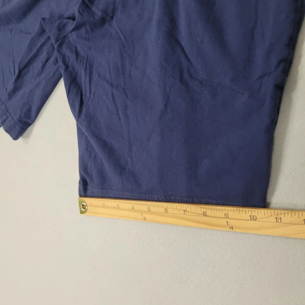 Polo Ralph Lauren Mens Navy Blue Sleep Shorts Size Large Big Logo Drawstring